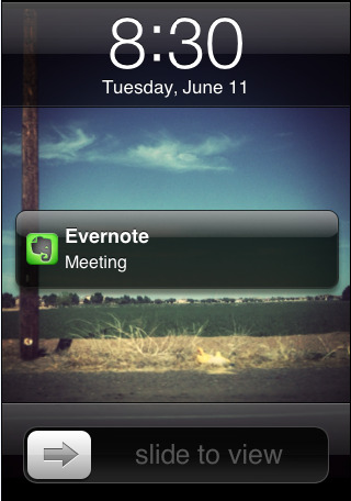 Illustration for article titled Tip: Schedule Evernote Reminders Right Before Appointments